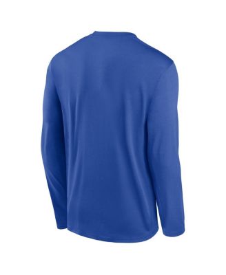Men's Royal Duke Blue Devils Primetime Alternate Logo Legend Long Sleeve T-Shirt