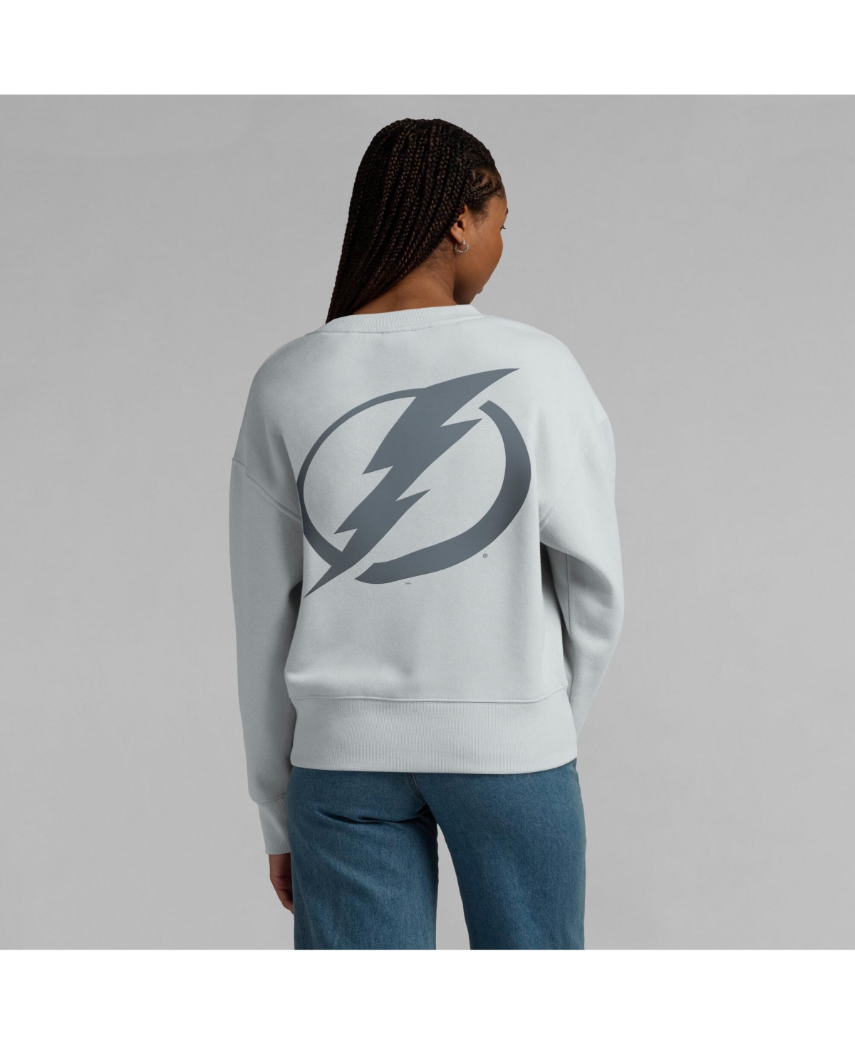 Fanatics Women's Gray Tampa Bay Lightning Elements Flow Pullover Sweatshirt In Gray