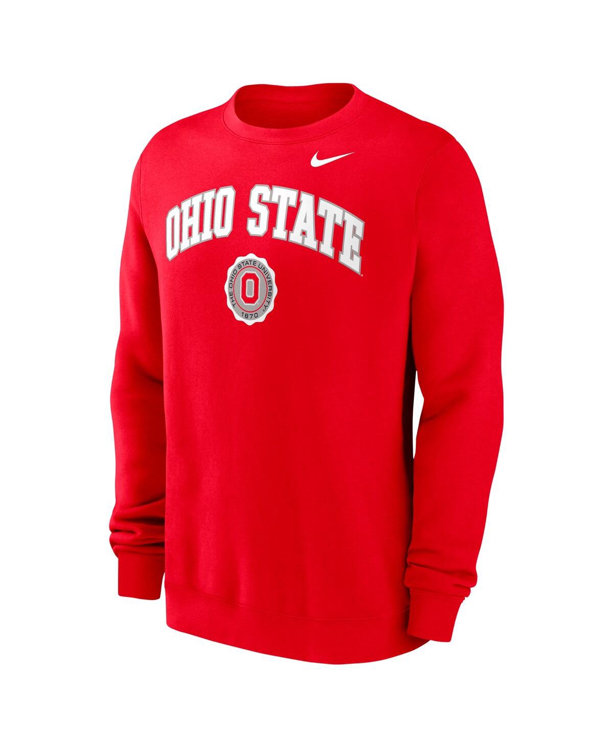 Nike Scarlet Ohio State Buckeyes Slam Dunk Long Sleeve T-shirt In Scarlet