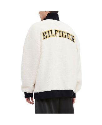 Men's Cream Pittsburgh Steelers Jordan Sherpa Quarter-Zip Sweatshirt