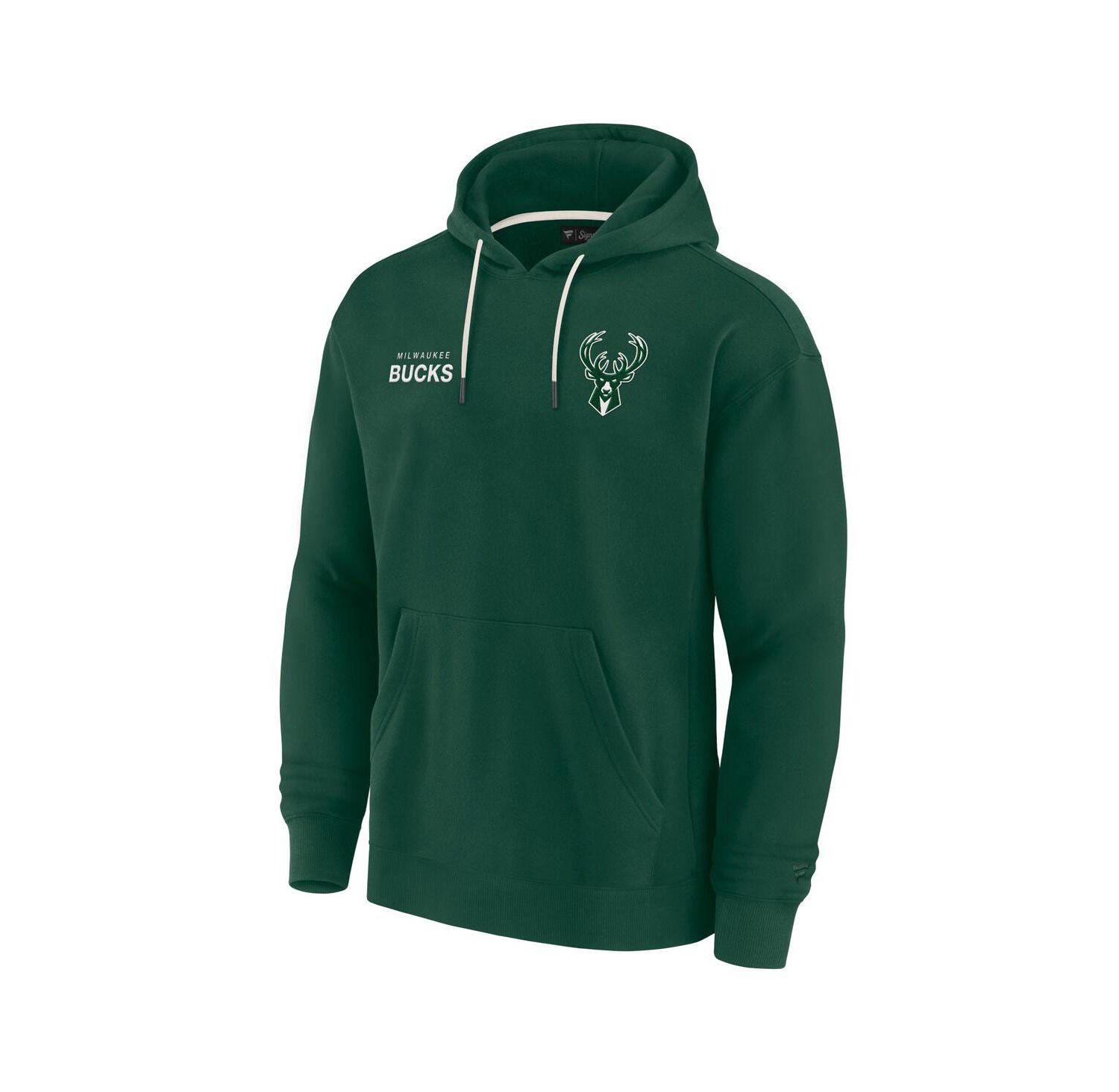 Men's and Women's Hunter Green Milwaukee Bucks Elements Super Soft Fleece Pullover Hoodie