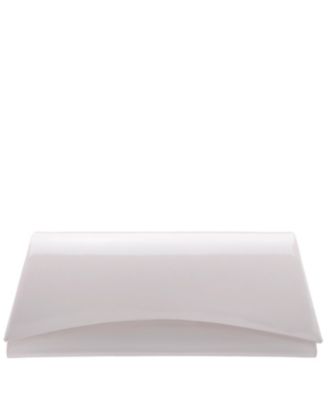 Curved Flap Slim Clutch