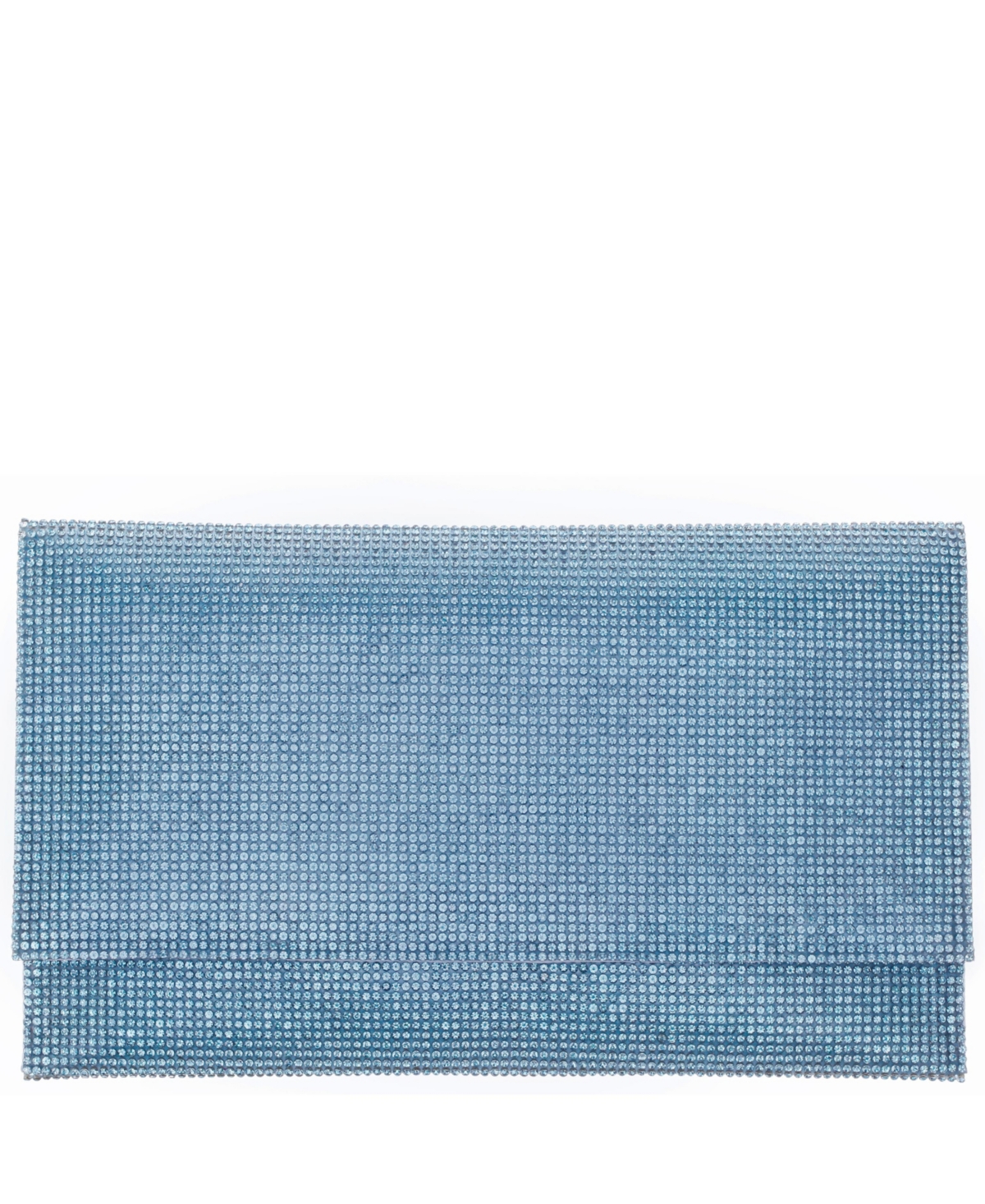 Small Crystal Beaded Clutch - Icy Blue