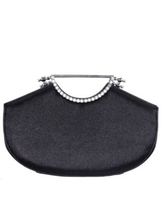 Crystal Encrusted Small Handle Bag