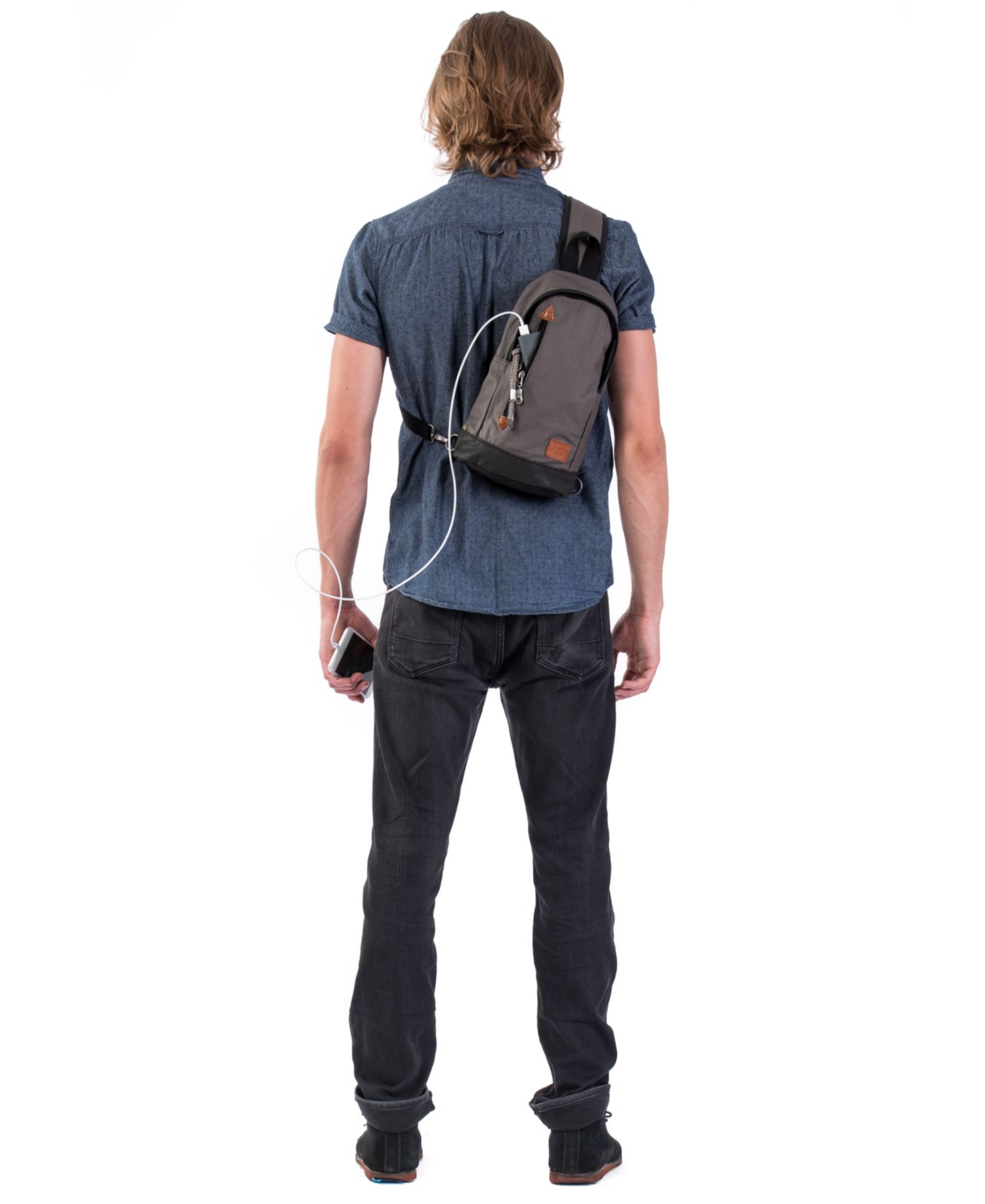 Urban Light Coated Canvas Sling Bag