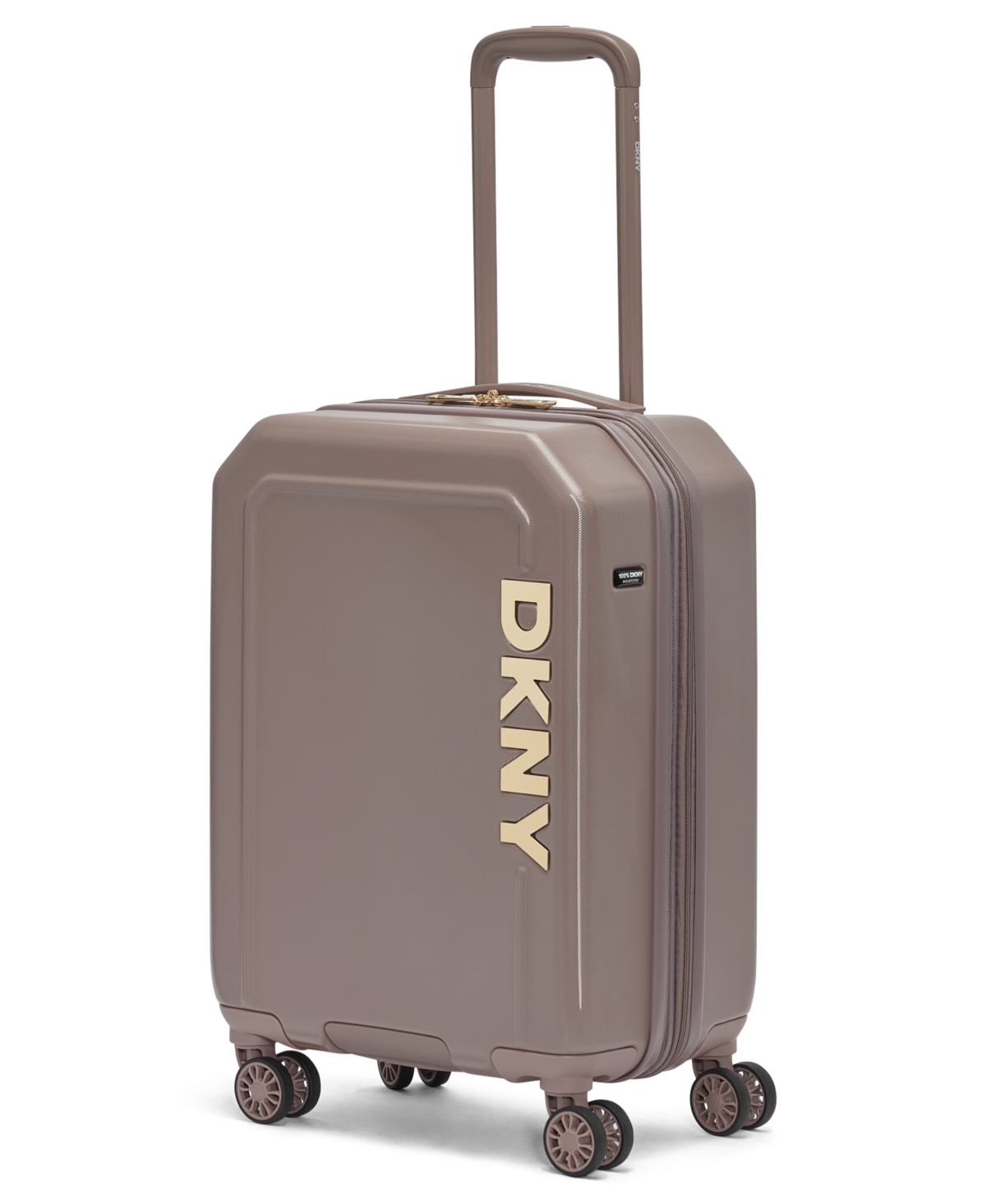 Dkny Clean Cut 21" Carry-on Spinner In Ash