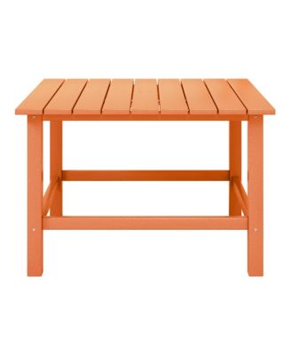 Kids Outdoor Patio Furniture HDPE 30" Wide Square Dining Table