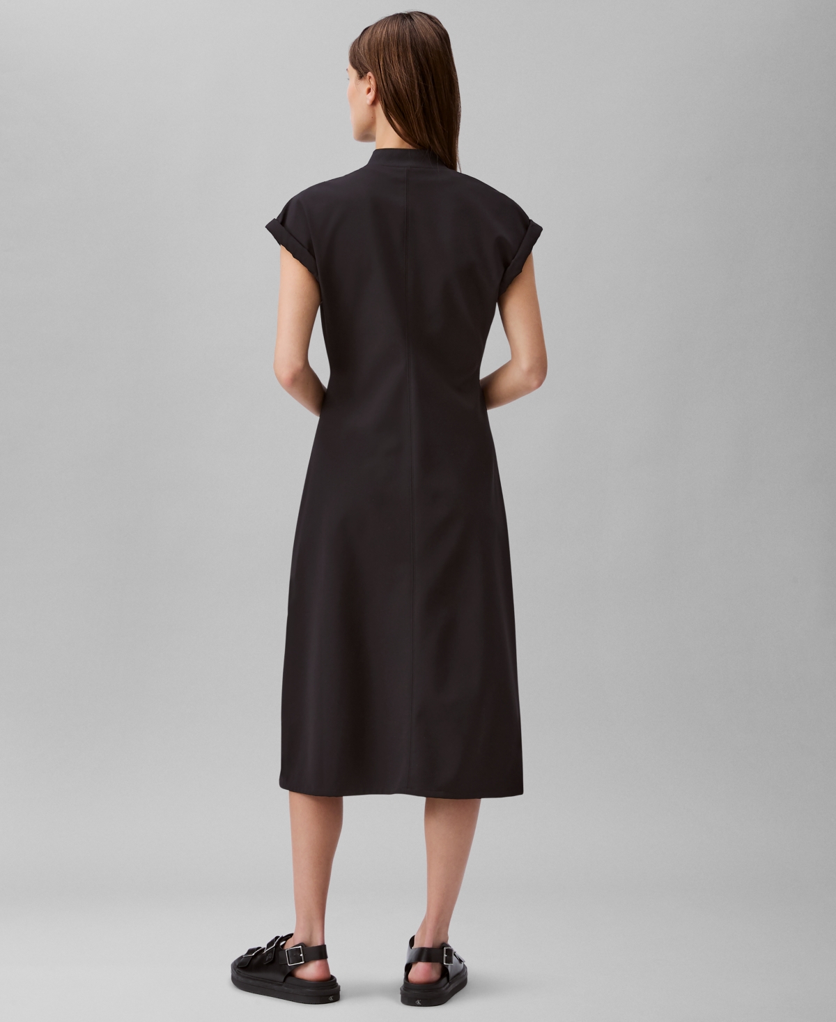 Calvin Klein Women's Tech Stretch Dress In Black