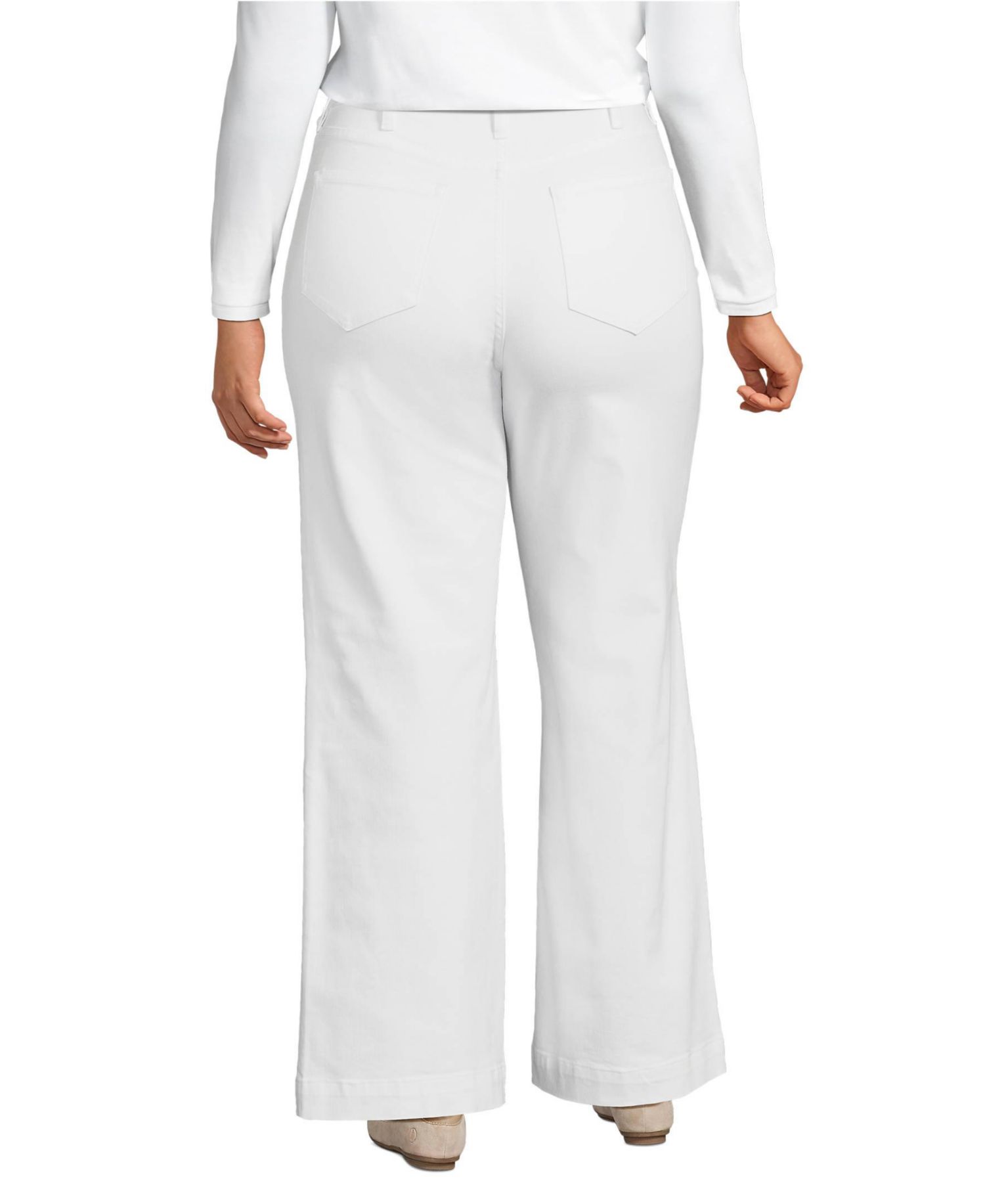 Women's High Rise Wide Leg Denim Jeans