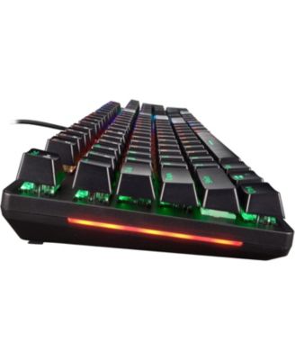 Nitro Gen 2 Wired Gaming Keyboard - RGB Illuminated Keyboard | 100% Anti-Ghosting (N-Key Rollover) | Mechanical Axis | Ergonomic Arc Keycaps | Embedded Multimedia Keys, (Pack of 1)