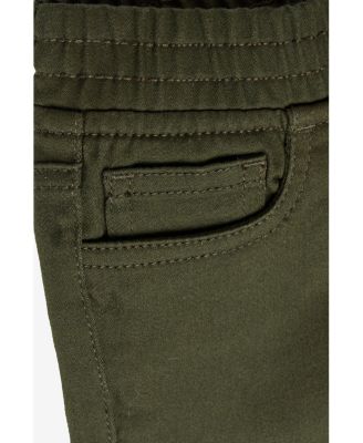 Toddler Boys Elastic Waist Five Pocket Commuter Pants