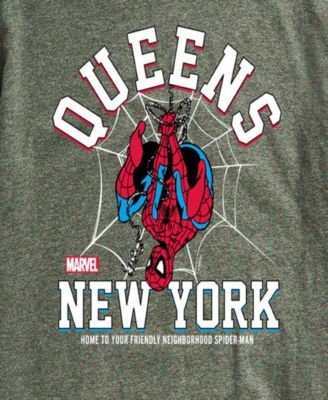 Men's Spider-Man Queens New York Short Sleeve T-Shirt
