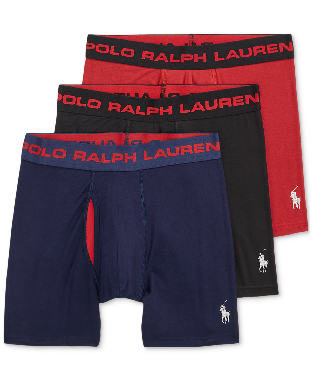 Polo Ralph Lauren Men's 3-pk. Perfect Pouch Boxer Briefs In Multi