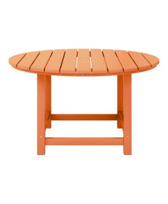 Kids Outdoor Patio Furniture HDPE 38" Wide Round Dining Table