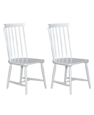 Liberty Capeside Cottage Spindle Back Side Chair - White - Set of 2
