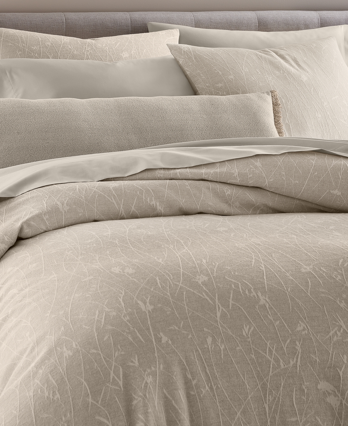 Oake Willowby 3-pc. Duvet Cover Set, King, Exclusively At Macy's In Brown
