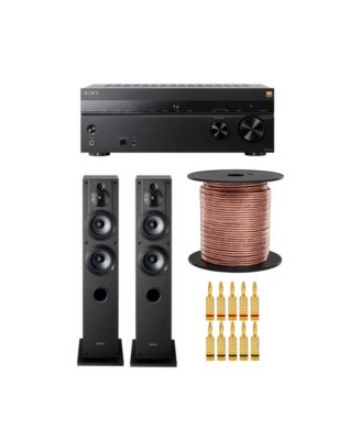Sony STR-AN1000 7.2 Channel 8K AV Receiver with Floorstanding Speaker ...