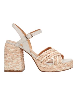 Women's Juliey Woven Block Heel Platform Sandals