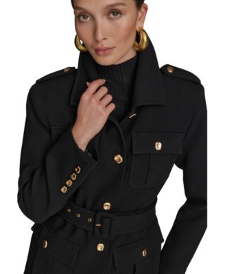 Women's Belted Crepe Jacket