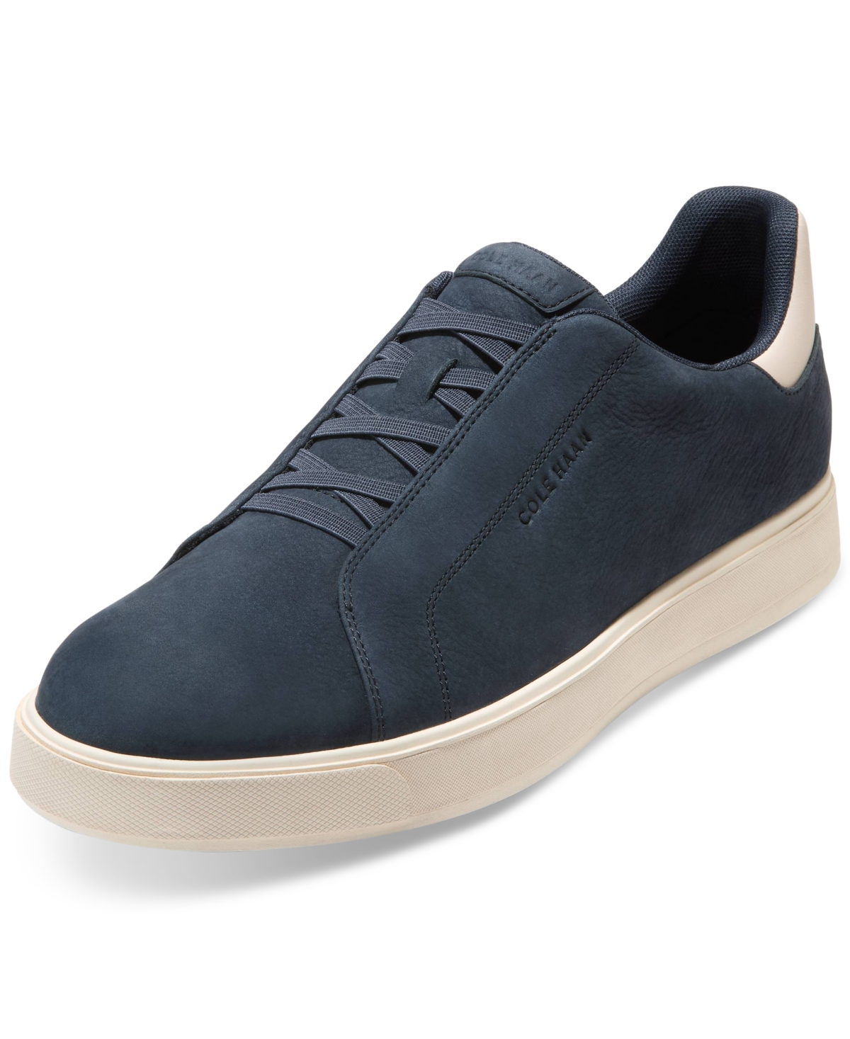Cole Haan Grand Crosscourt Daily Elastic Lace Slip-on Sneakers In Blue