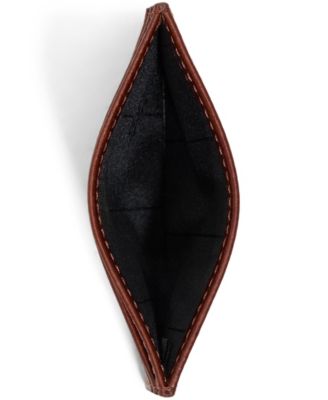 Pebble Cognac Leather Wallet