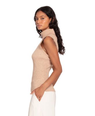 Women's Equation Sleeveless Turtle Neck Knit