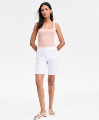 I.N.C. International Concepts - Women's Pull-On Bermuda Shorts