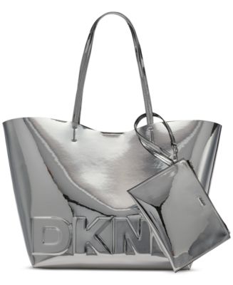 DKNY Tinsley Extra-Large Silver Tote - Macy display picture 1
