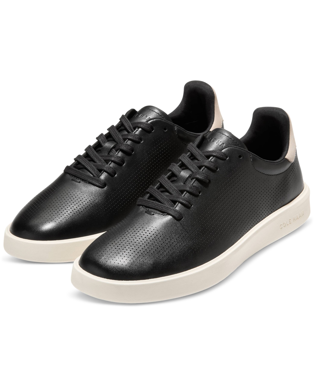 Cole Haan Men's Grand Crosscourt Daily Laser Sneaker In Black