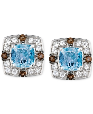 image of Le Vian Multi-Stone Stud Earrings (2-1/2 ct. t.w.) in 14k White Gold