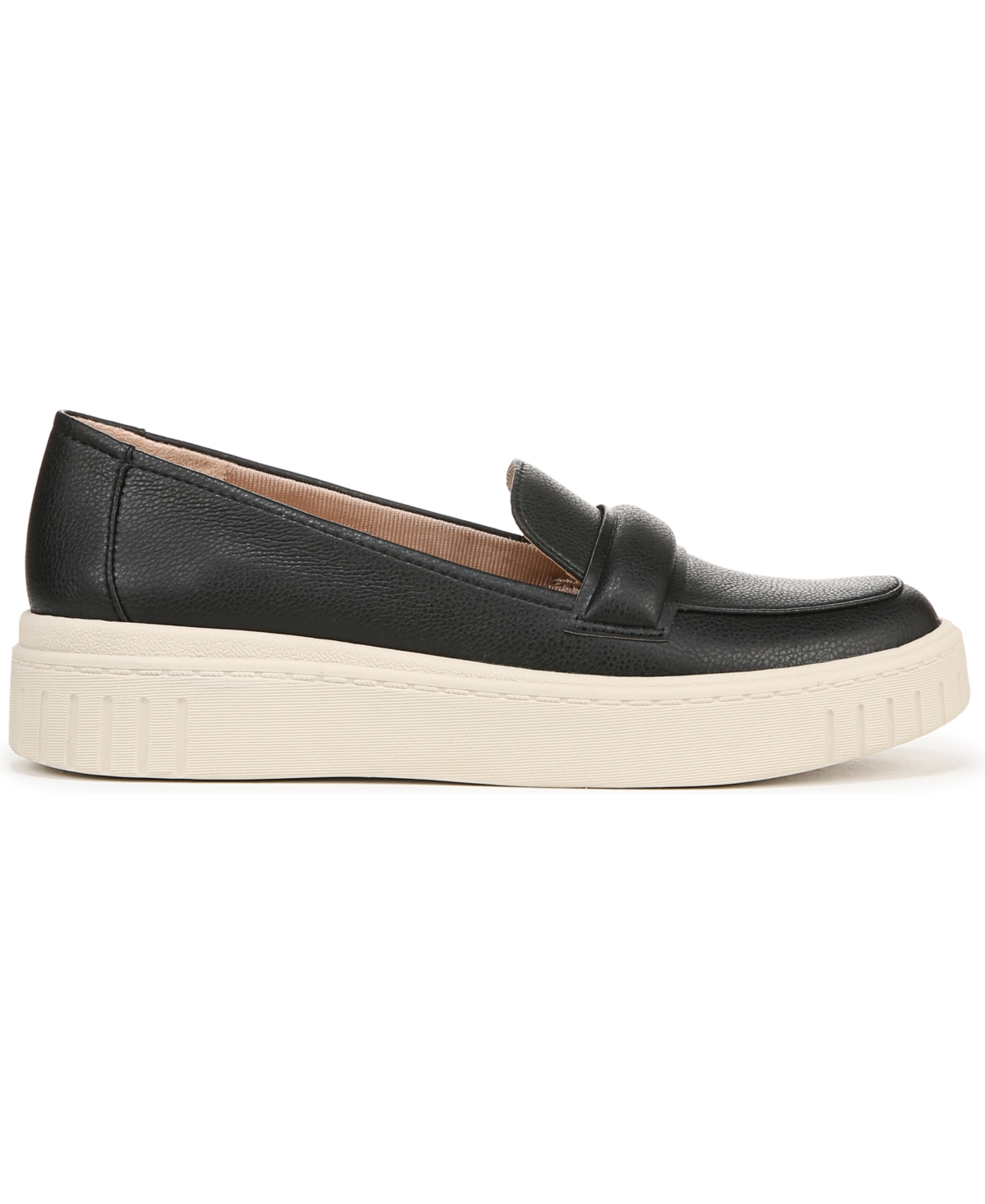 LIFESTRIDE WOMEN'S GENEVA CLOSED ROUND TOE PLATFORM PENNY LOAFERS 