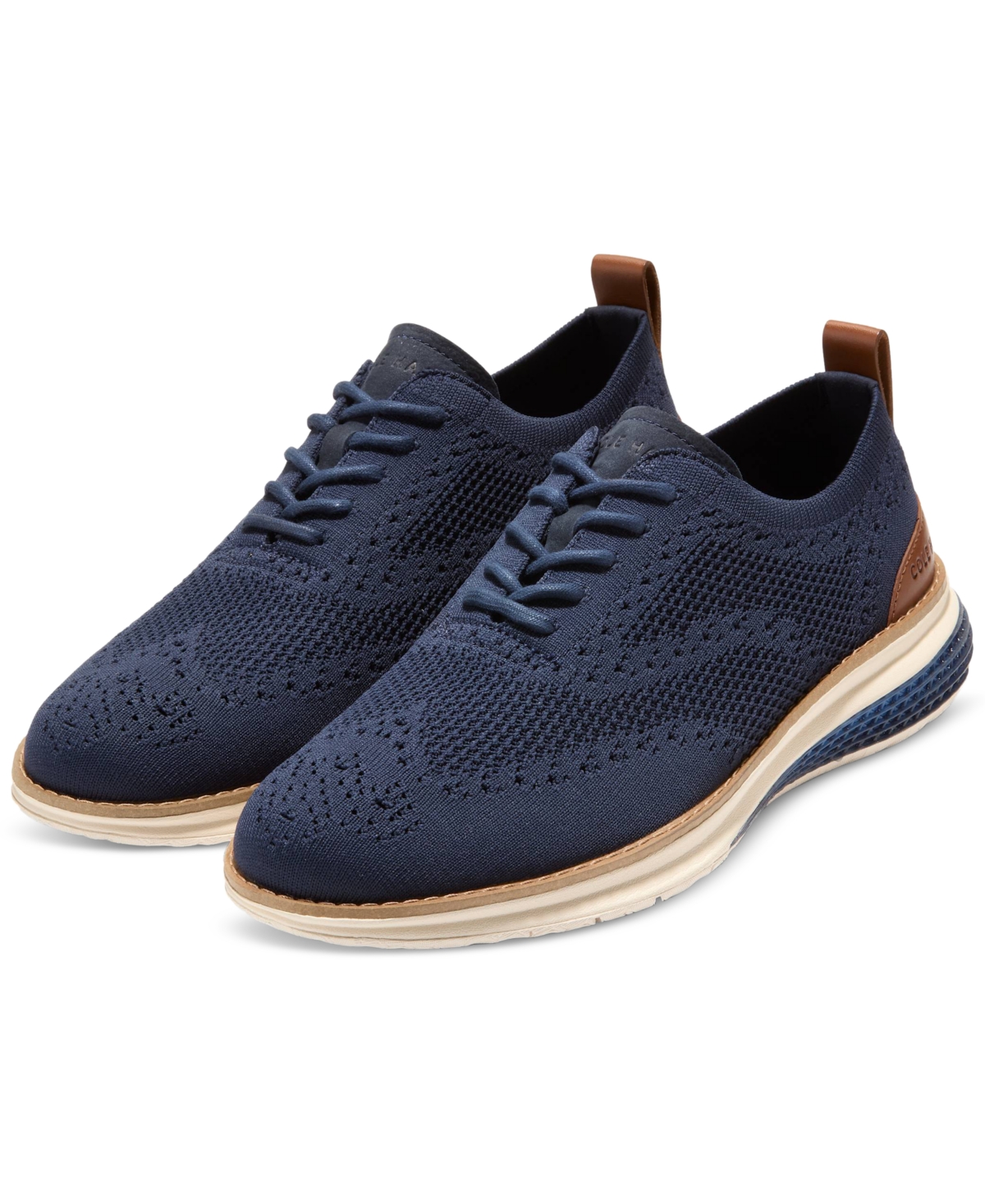 Cole Haan Men's Øriginalgrand Energyweave Stitchlite Oxford Shoe In Navy Blazer Stitchlite