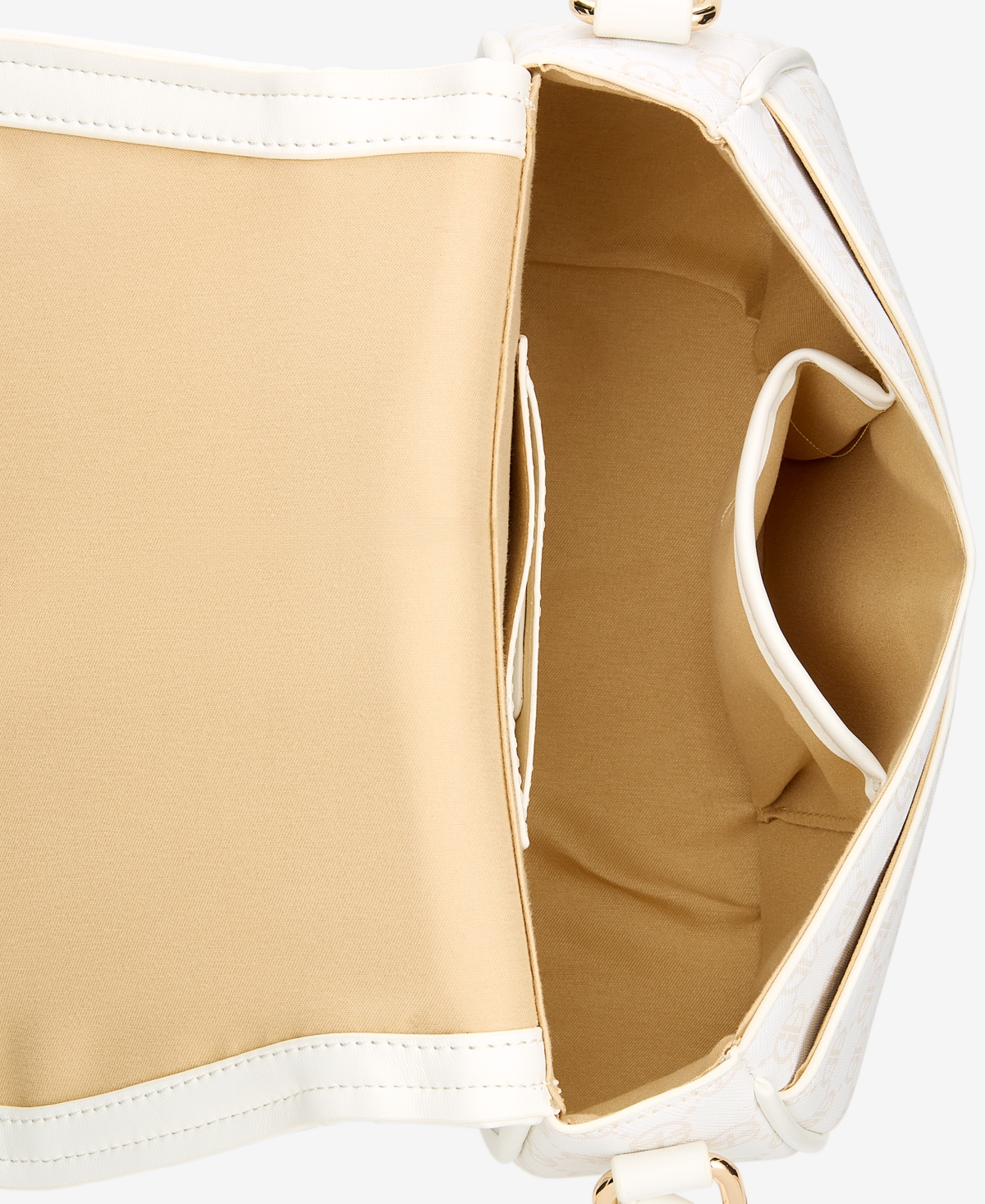 Giani Bernini Floral Small Saddle Crossbody, Exclusively At Macy's In White