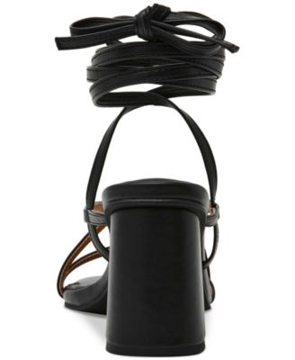Women's Haze Strappy Lace-Up Block-Heel Dress Sandals