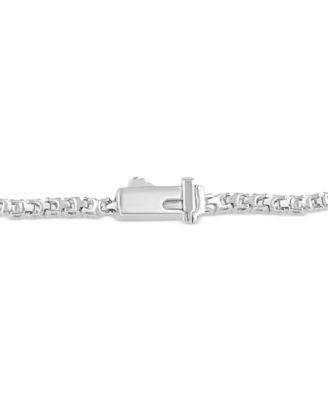 Swiss Blue Topaz (3-1/2 ct. t.w.) & Diamond (1-1/5 ct. t.w.) Tennis Bracelet 14k White Gold (Also in London Blue Topaz & Aquamarine)