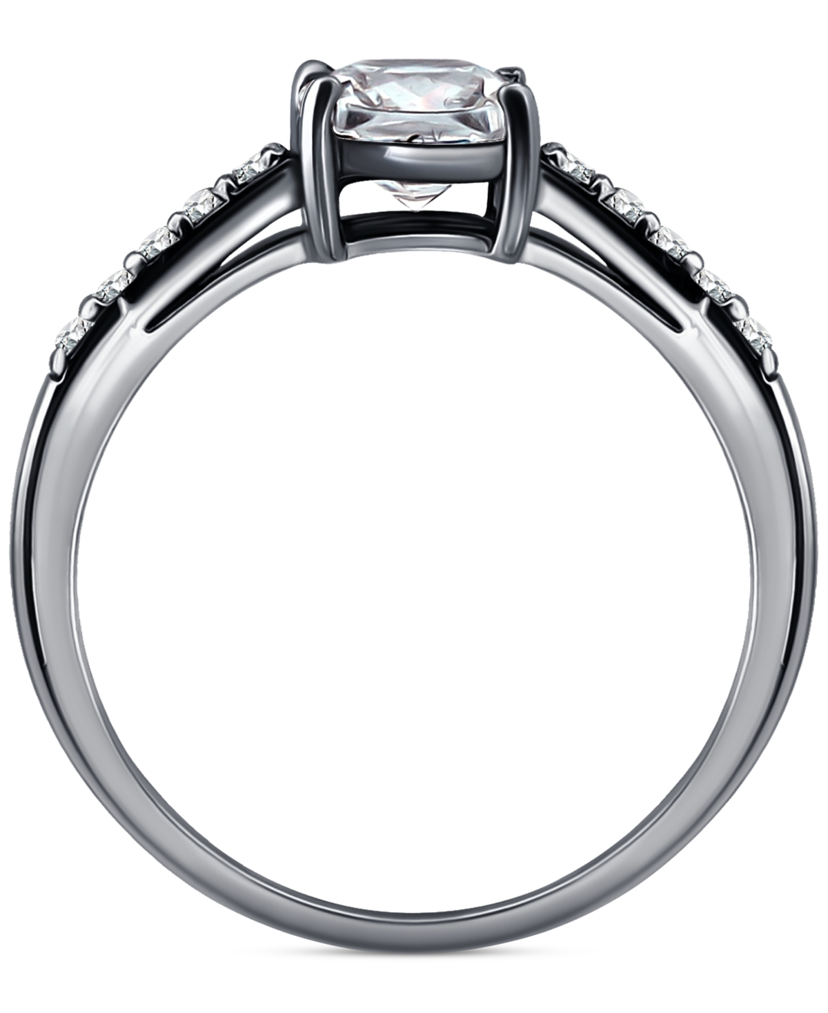 Giani Bernini Cubic Zirconia Ring (2-5/8 Ct. T.w.) In Sterling Silver, Exclusively At Macy's In Silver