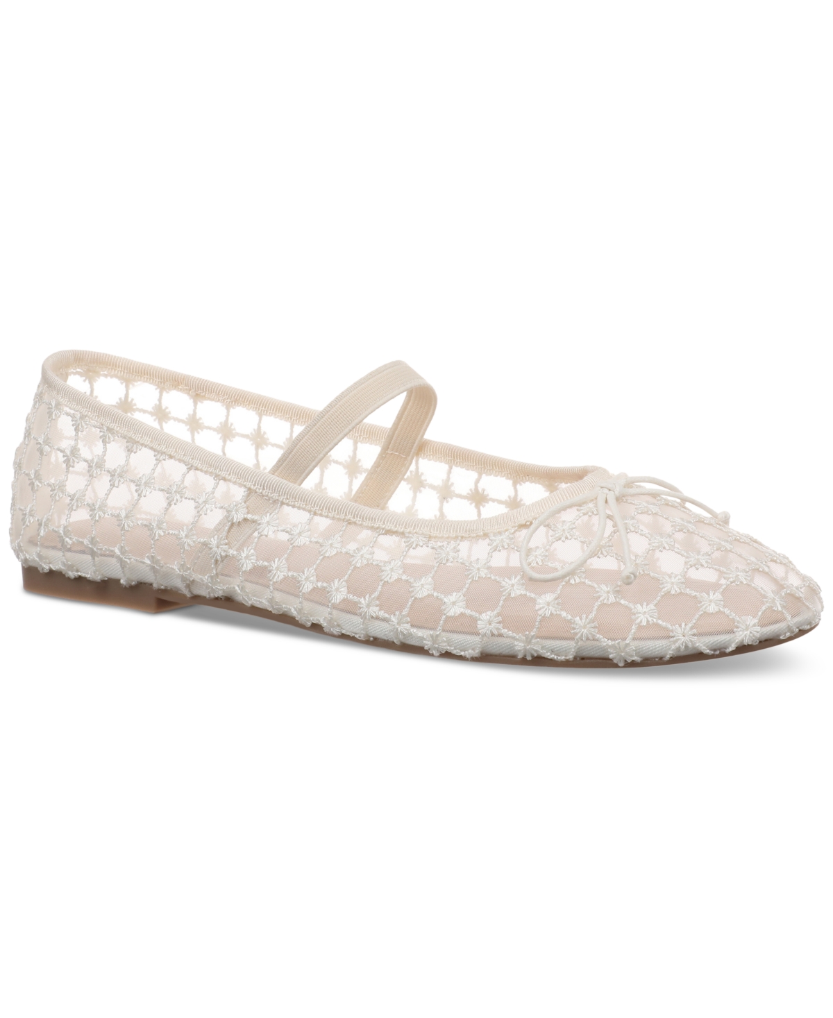 On 34th Women's Farroh Flats, Exclusively At Macy's In White Woven