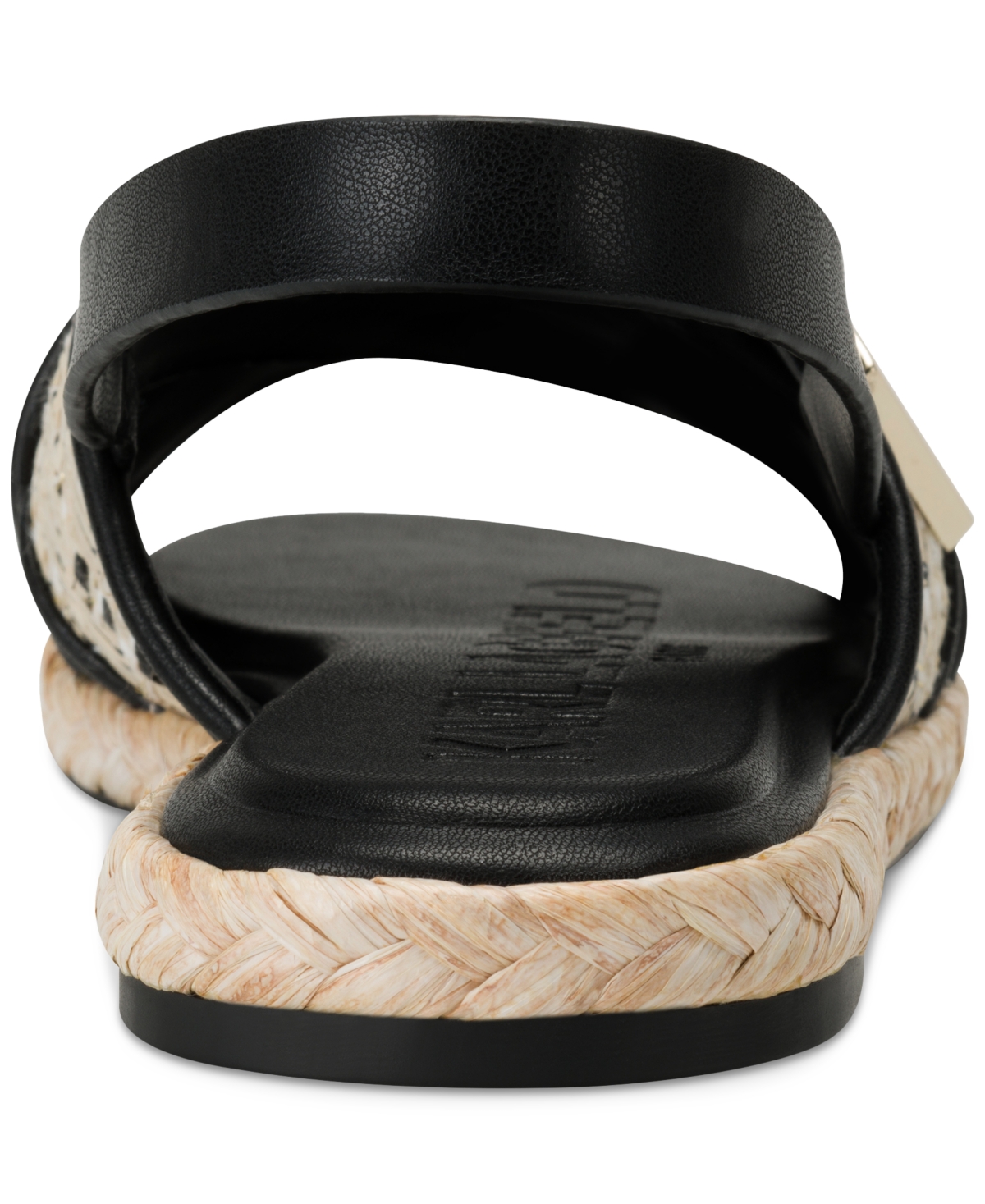 Shop Karl Lagerfeld Women's Charla Slingback Sandals In Natural,black