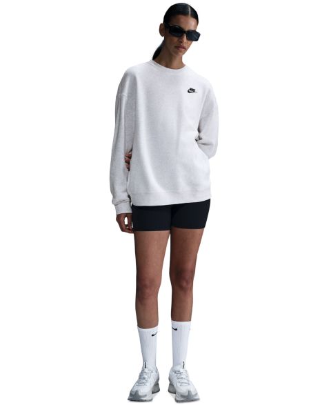 Женский свитшот Nike Sportswear Club Fleece Loose Crewneck, цвет: B Hthr/Bla