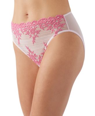 Короткое нижнее белье с вышивкой из кружева Wacoal® Embrace Lace Hi Cut 841191
