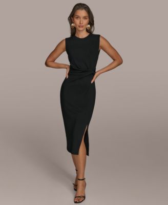 Women's Jewel-Neck Sheath Dress
