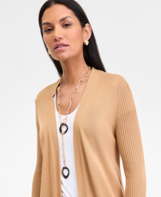 INC International Concepts Two-Tone Sculptural Ring 29-34 Adjustable Lariat Necklace Exclusively at Macys 4690₽