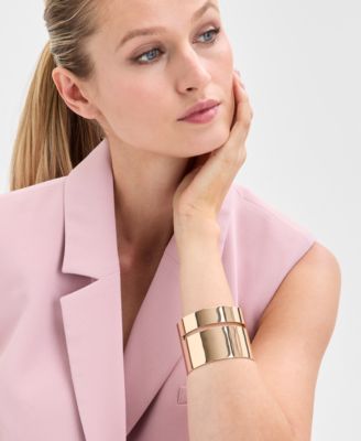 INC International Concepts Gold-Tone Double-Row Cuff Bracelet Exclusively at Macys 5990₽