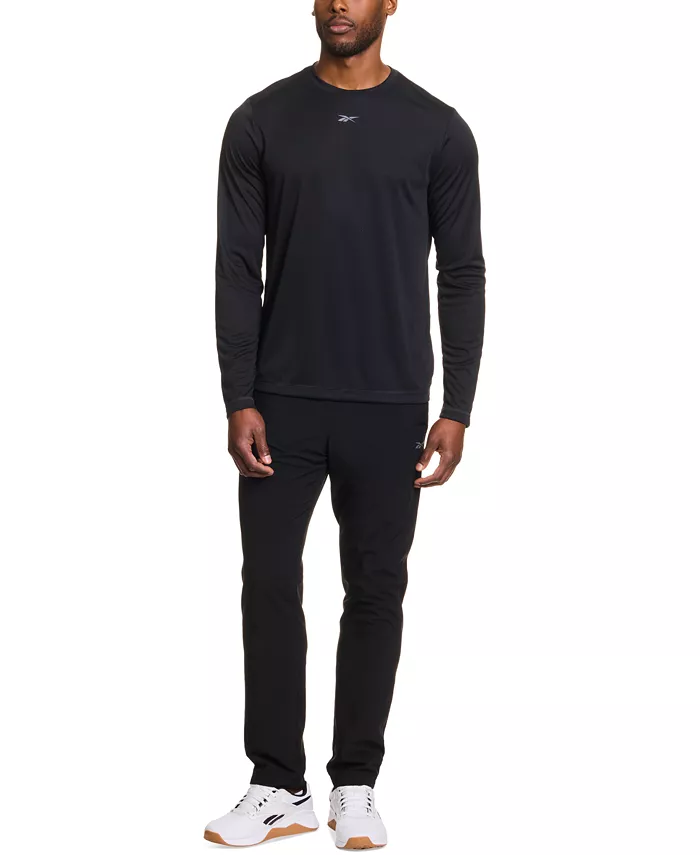 Men's Tech Long Sleeve Crewneck Logo T-Shirt - thumbnail 9