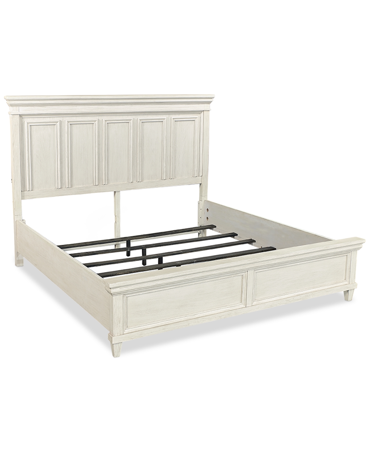 Macy's Axis King Bed In Ivory