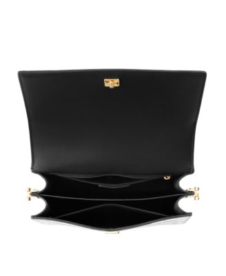 Mini Flap Croc Crossbody Bag