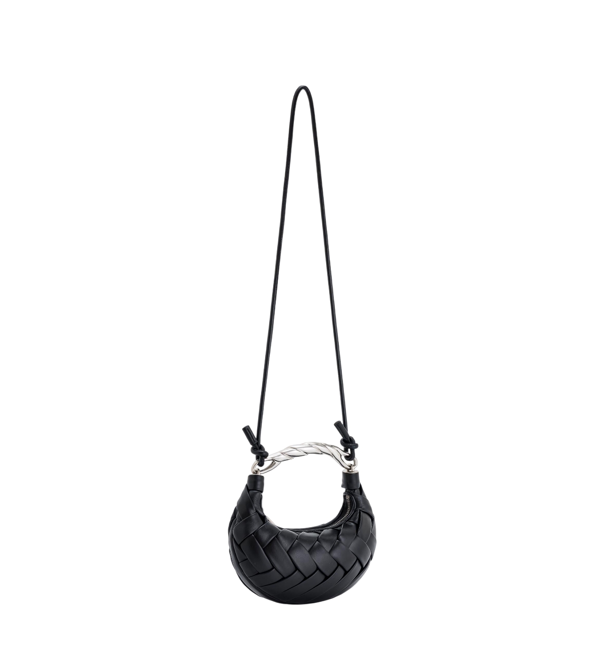 Jw Pei Handbags Orla Weave Medium Clutch Bag In Black