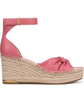 Clementine Espadrille Leather Wedge Sandals