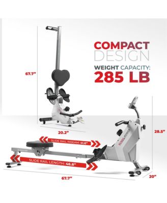 SMART Compact Foldable Magnetic Rowing Machine with Bluetooth Connectivity - SF-RW521020