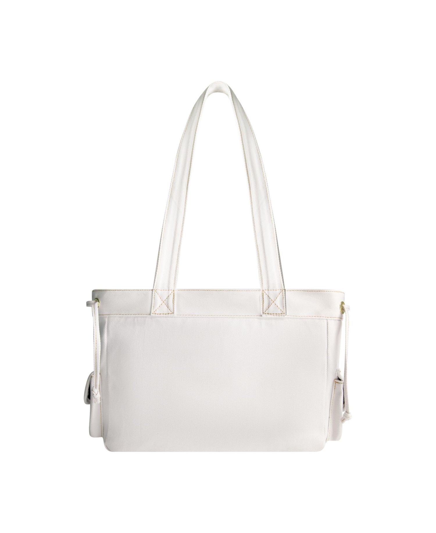 Multi-Pocket Denim Tote